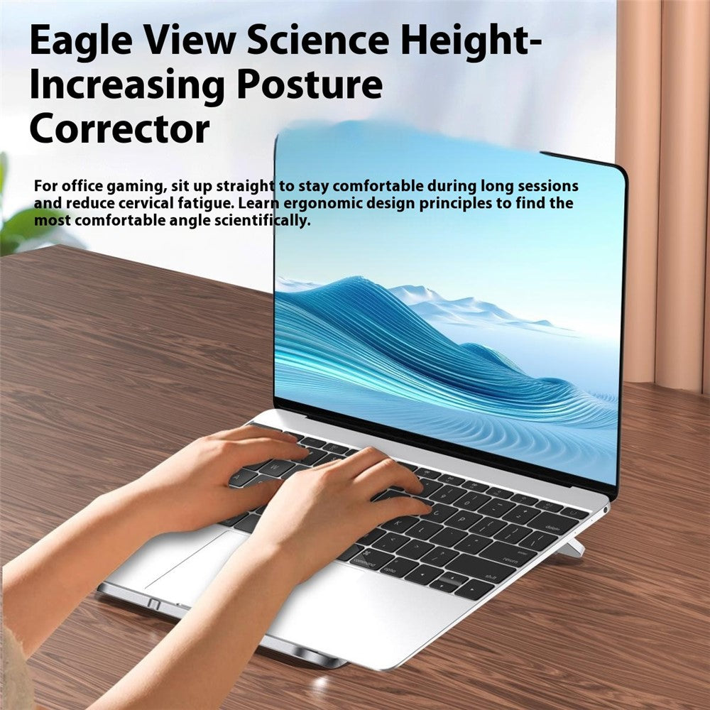 F2 17.3 inch Laptops Stand Aluminum Alloy Heat Dissipation Notebook Desk Riser