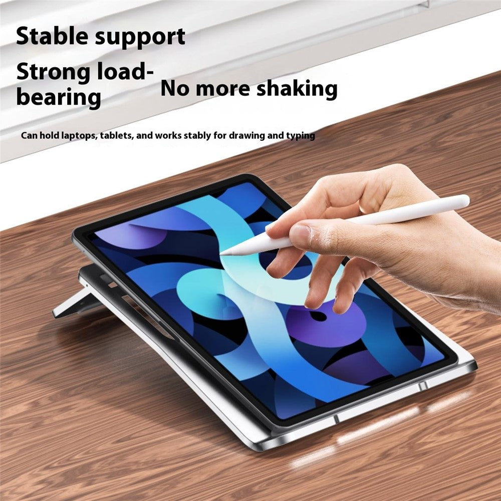 F2 17.3 inch Laptops Stand Aluminum Alloy Heat Dissipation Notebook Desk Riser