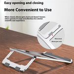 F2 17.3 inch Laptops Stand Aluminum Alloy Heat Dissipation Notebook Desk Riser