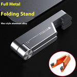 Folding Phone Stand Portable Aluminum Alloy Desktop Mobile Holder for 4 - 7 inch Smartphones/Tablets