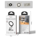 YESIDO C229 Double Sided Magnetic Phone Stand 360 Degree Rotation Foldable Ring Bracket