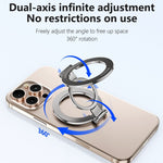 YESIDO C229 Double Sided Magnetic Phone Stand 360 Degree Rotation Foldable Ring Bracket