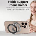 YESIDO C229 Double Sided Magnetic Phone Stand 360 Degree Rotation Foldable Ring Bracket