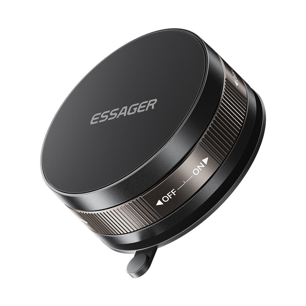 ESSAGER 360 Degree Rotation Magnetic Phone Mount Suction Cup Base Cellphone Holder for Car Dashboard