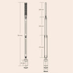 P86 Hopfällbar surfplattahållare i aluminiumlegering, 360 graders rotation, upphängningsarm, surfplatta, stativ för säng/skrivbord