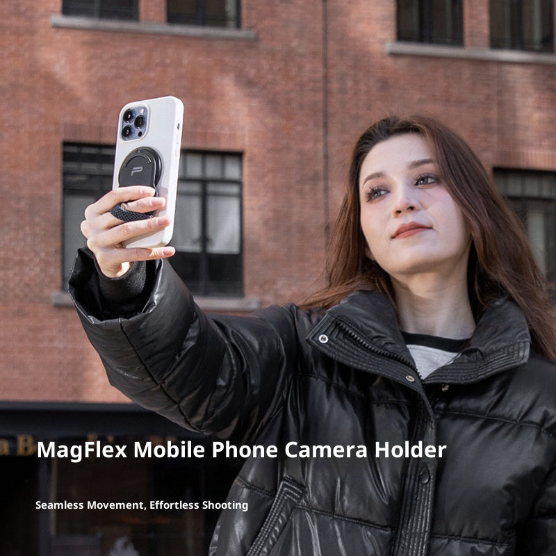PGYTECH MagFlex Compatible with MagSafe Handheld Phone Holder for Desktop Vlogging Photography Accessories