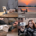 PGYTECH MagFlex Compatible with MagSafe Handheld Phone Holder for Desktop Vlogging Photography Accessories