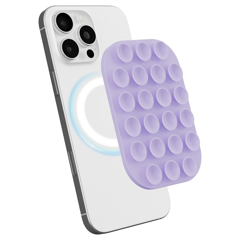 Magnetic Phone Stand Silicone Removable Suction Cup Phone Back Holder
