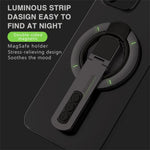 Dual Sided Magnetic Phone Kickstand 360 Degree Rotation Desktop Holder Stress Relief Zinc Alloy Phone Back Stand
