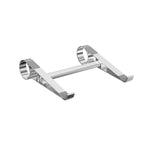 0022 Portable Aluminum Laptop Stand Desktop Riser Cooling Pad Foldable Storage Ergonomic Design for Home / Office