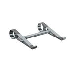 0022 Portable Aluminum Laptop Stand Desktop Riser Cooling Pad Foldable Storage Ergonomic Design for Home / Office