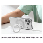 Q11  Ultra Thin Tri-Fold Magnetic Ring Stand Adhesive Mount 360 Degree Rotation Phone Bracket