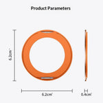Q11  Ultra Thin Tri-Fold Magnetic Ring Stand Adhesive Mount 360 Degree Rotation Phone Bracket