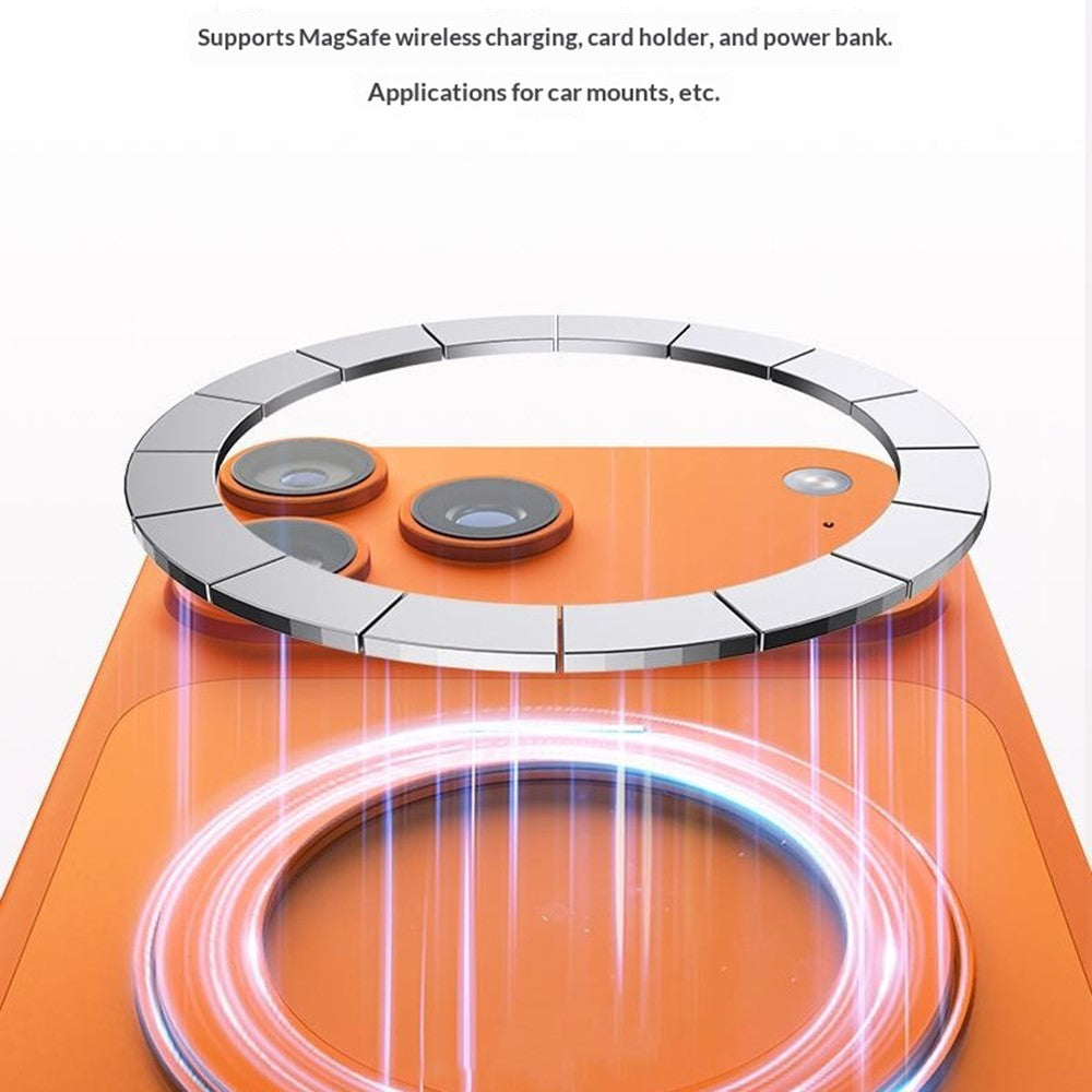 Q11  Ultra Thin Tri-Fold Magnetic Ring Stand Adhesive Mount 360 Degree Rotation Phone Bracket