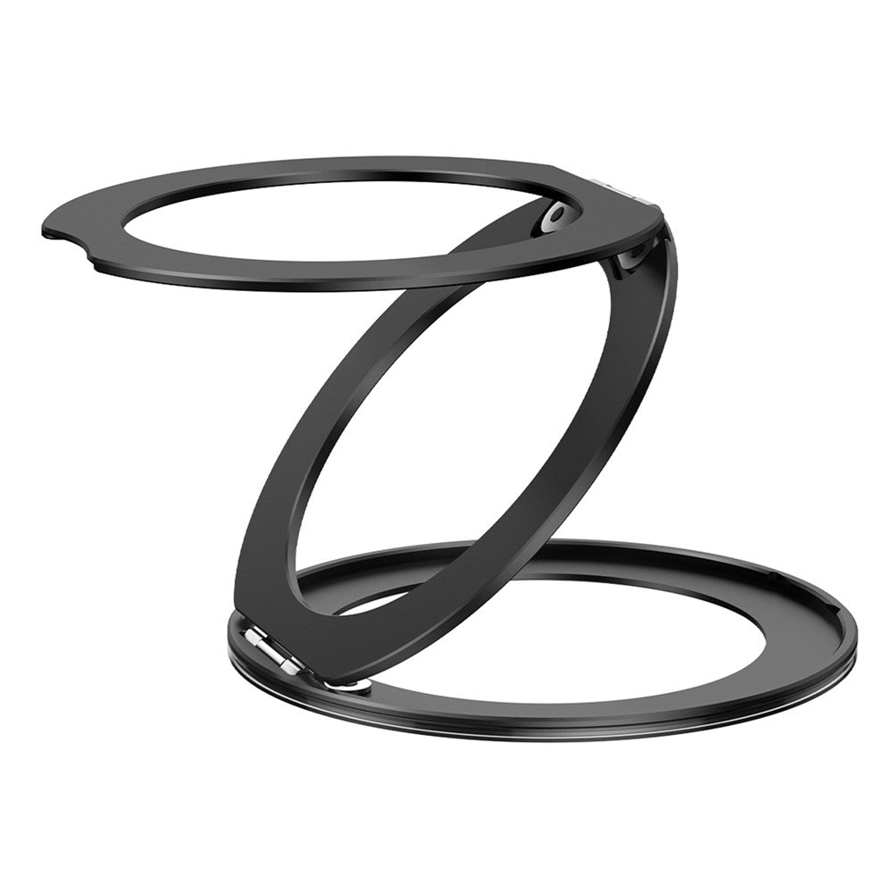 Q11  Ultra Thin Tri-Fold Magnetic Ring Stand Adhesive Mount 360 Degree Rotation Phone Bracket