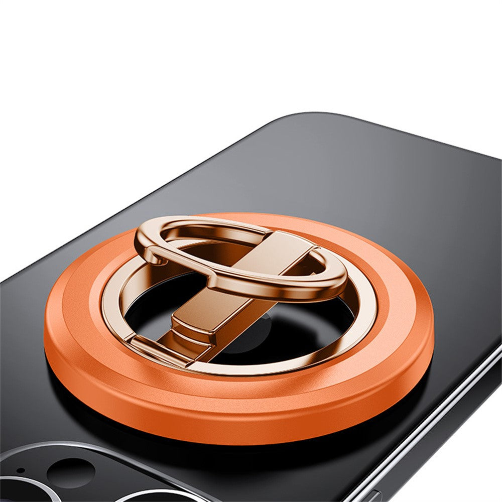 Magnetic Phone Ring Stand Foldable Strong Magnet Holder 360° Rotation Phone Desktop Stand