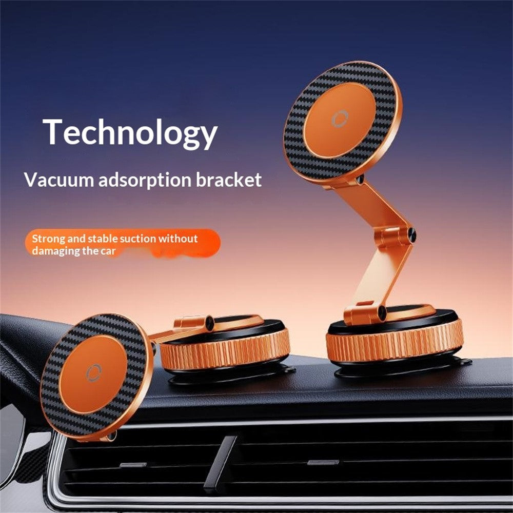 X69ZS Magnetic Car Phone Mount Vacuum Suction Cup Holder for Car Dashboard  /  Windshield 360 Rotation