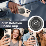 Magnetic Finger Ring Holder Kickstand 360 Degree Rotating Phone Grip Stand