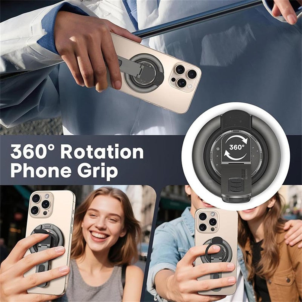 Magnetic Finger Ring Holder Kickstand 360 Degree Rotating Phone Grip Stand