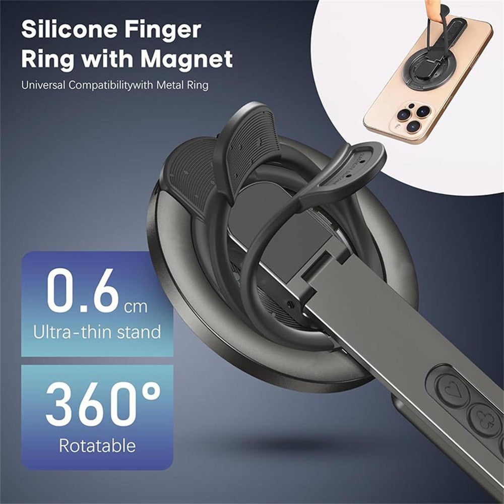 Magnetic Finger Ring Holder Kickstand 360 Degree Rotating Phone Grip Stand