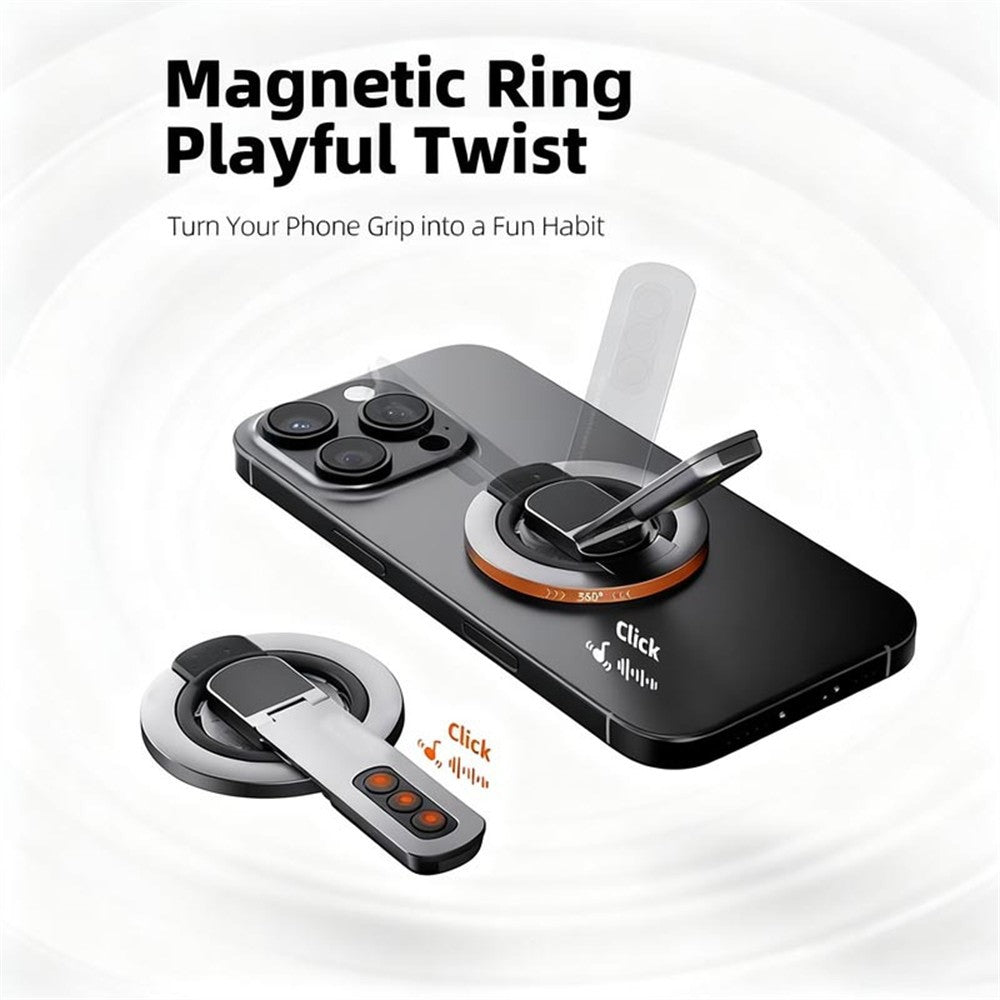 Magnetic Finger Ring Holder Kickstand 360 Degree Rotating Phone Grip Stand