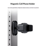 146C Universal Magnetic Phone Holder 360 Degree Rotating Cellphone Stand for Gym / Car / Refrigerator