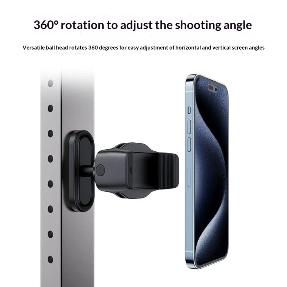146C Universal Magnetic Phone Holder 360 Degree Rotating Cellphone Stand for Gym / Car / Refrigerator
