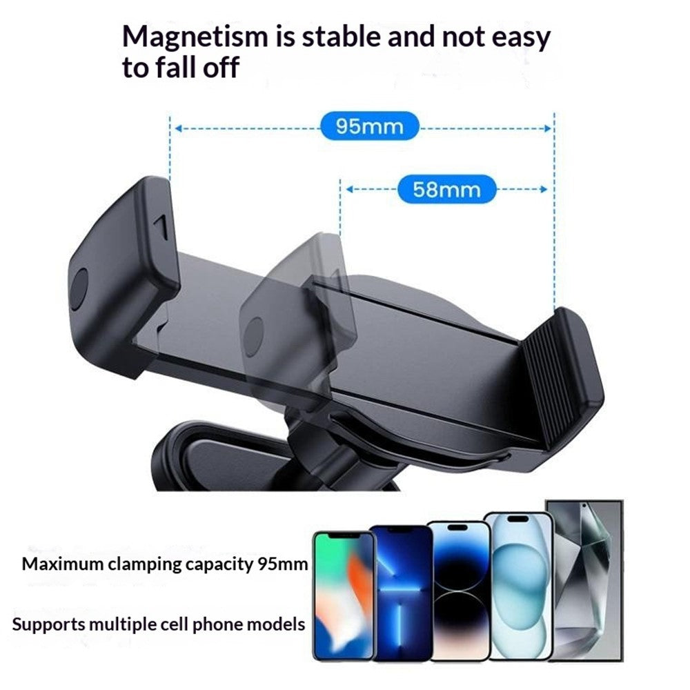 146C Universal Magnetic Phone Holder 360 Degree Rotating Cellphone Stand for Gym / Car / Refrigerator