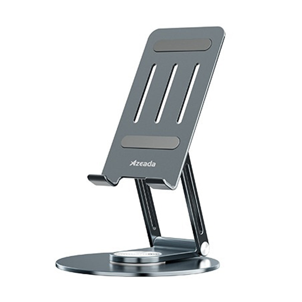 AZEADA PD-T02 360 Degree Rotating Tablet Stand Aluminum Adjustable Desktop Phone Holder