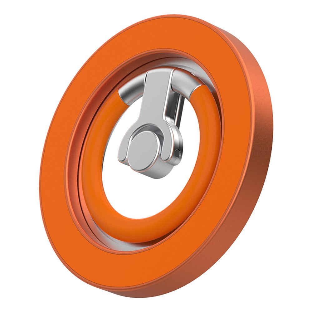 Magnetic Ring Holder 360 Degree Rotation Aluminium Alloy Silicone Foldable Phone Kickstand