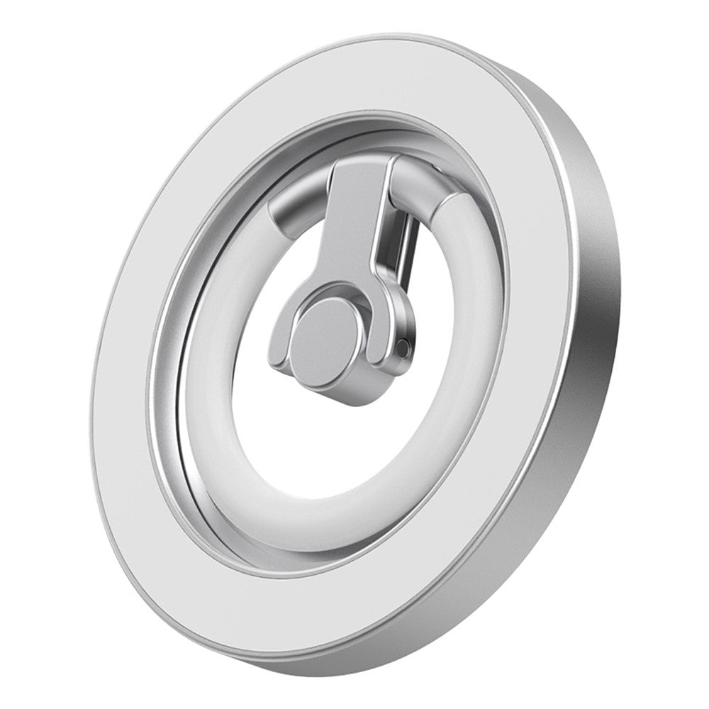 Magnetic Ring Holder 360 Degree Rotation Aluminium Alloy Silicone Foldable Phone Kickstand