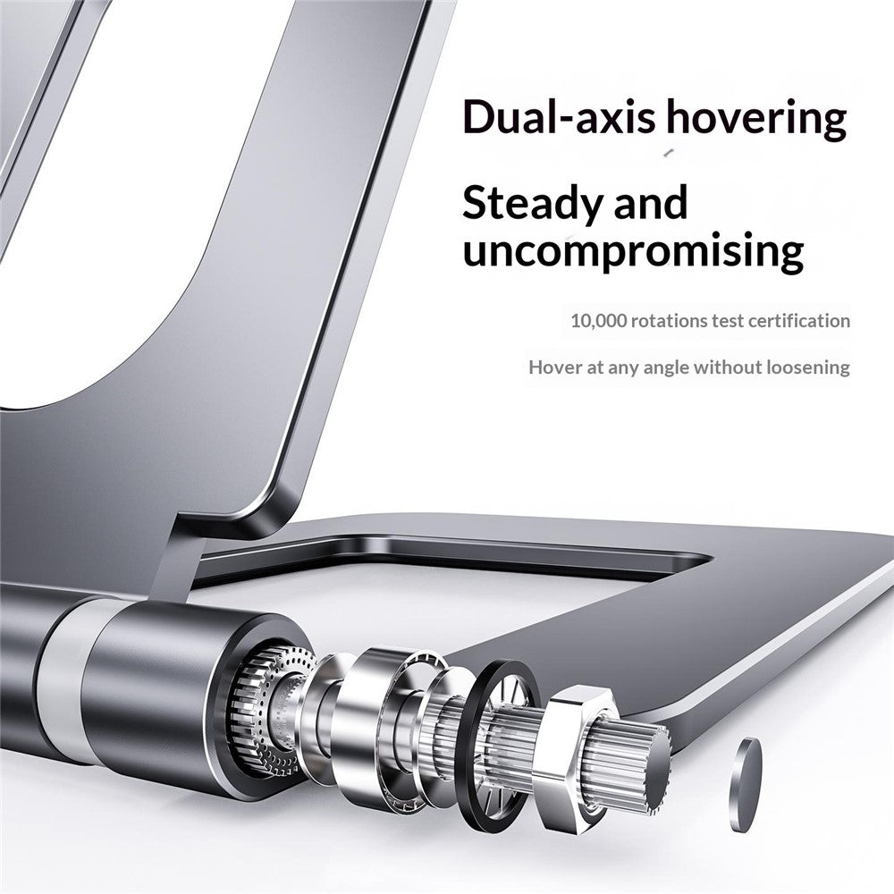 T2 MAX Foldable Phone Tablet Stand Aluminum Alloy Portable Desktop Holder for Office Study Entertainment