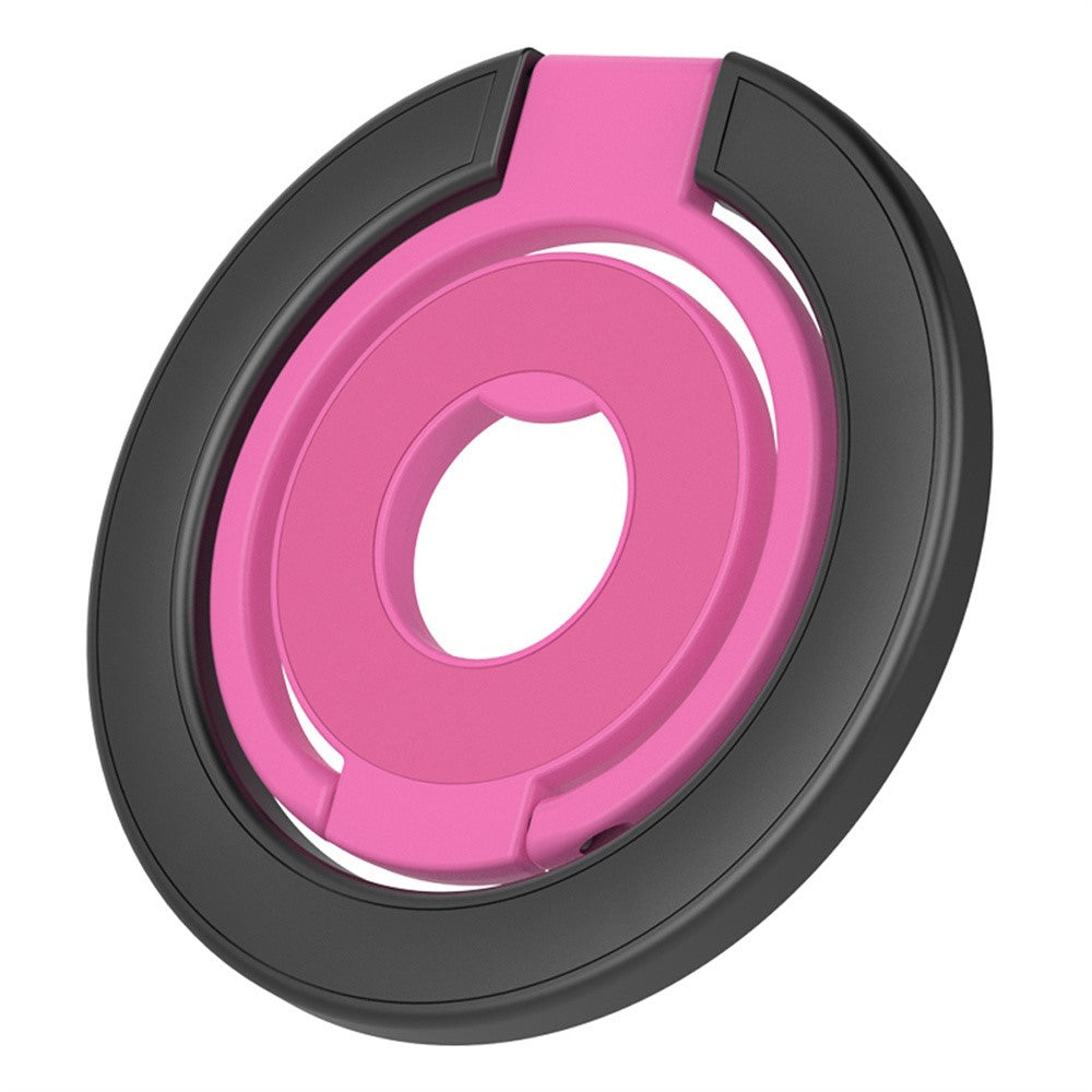 Magnetic Phone Ring Holder Compatible with MagSafe Triple Fold 360 Degrees Rotation Stand Multi-functional Mount