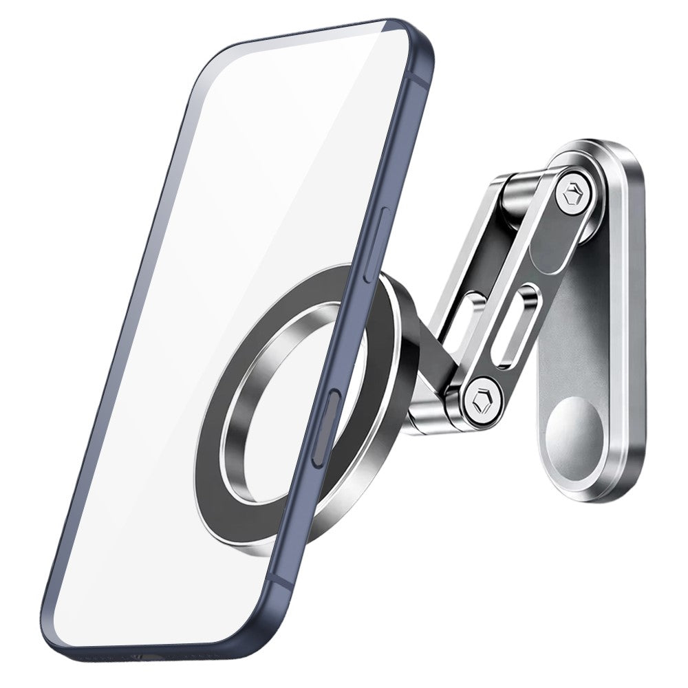 Z21 Dual-Sided Magnetic Phone Stand Foldable Aluminum Alloy 360 Degree Adjustable Double Sided Phone Holder for iPhone 17  /  16  /  15  /  14  /  Galaxy