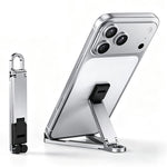 T11 Multifunctional Keychain Mini Phone Stand Foldable Aluminum Desktop Holder Portable Mobile Support Bracket