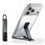 T11 Multifunctional Keychain Mini Phone Stand Foldable Aluminum Desktop Holder Portable Mobile Support Bracket