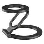 Double-Sided Magnetic Phone Stand Ring Holder Compatible with MagSafe 360 Degree Adjustable Metal Stand for iPhone 17  /  16  /  15  /  14  /  Samsung  /  Galaxy