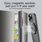 Double-Sided Magnetic Phone Stand Ring Holder Compatible with MagSafe 360 Degree Adjustable Metal Stand for iPhone 17  /  16  /  15  /  14  /  Samsung  /  Galaxy