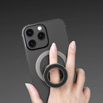 Double-Sided Magnetic Phone Stand Ring Holder Compatible with MagSafe 360 Degree Adjustable Metal Stand for iPhone 17  /  16  /  15  /  14  /  Samsung  /  Galaxy