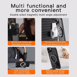 Double-Sided Magnetic Phone Stand Ring Holder Compatible with MagSafe 360 Degree Adjustable Metal Stand for iPhone 17  /  16  /  15  /  14  /  Samsung  /  Galaxy