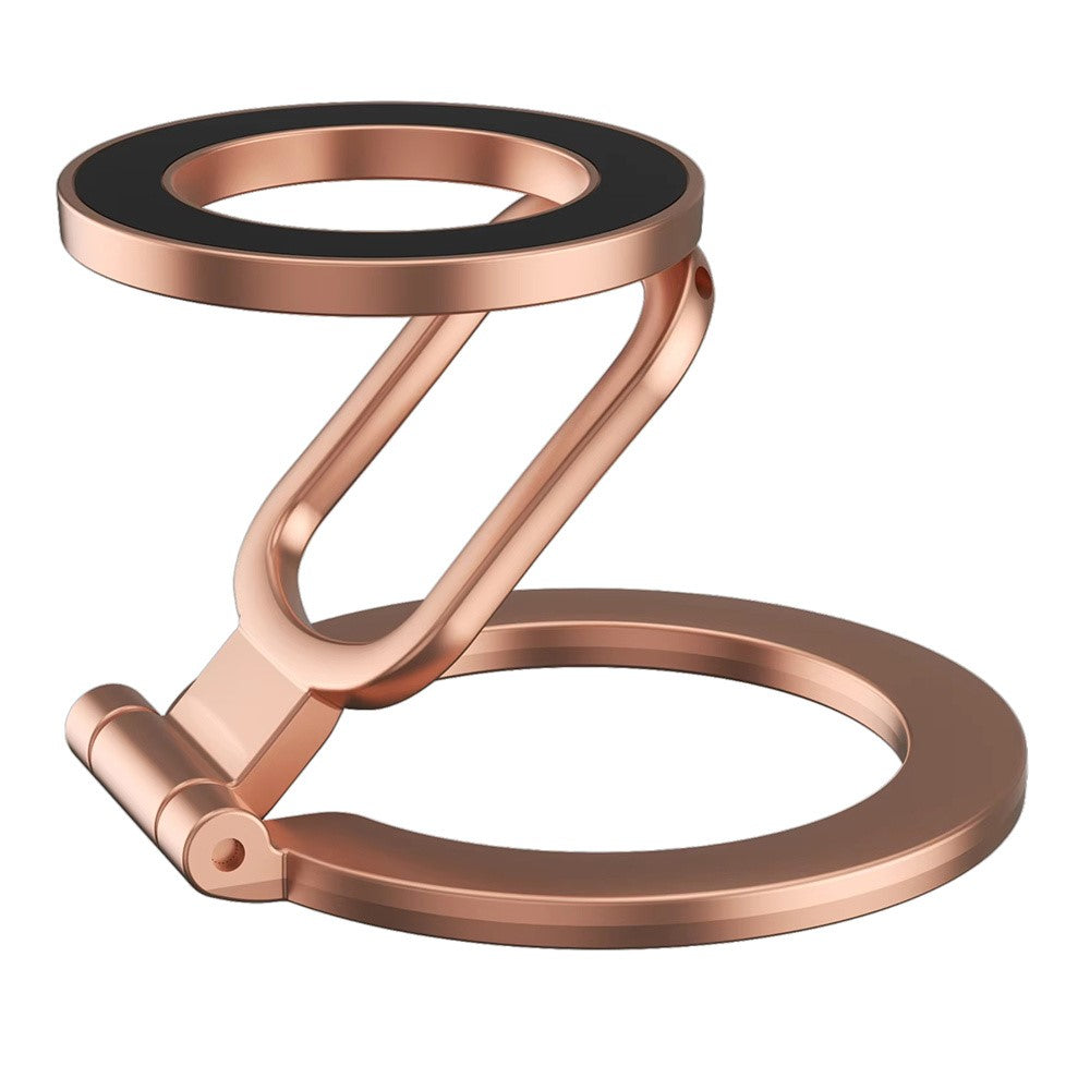 Double-Sided Magnetic Phone Stand Ring Holder Compatible with MagSafe 360 Degree Adjustable Metal Stand for iPhone 17  /  16  /  15  /  14  /  Samsung  /  Galaxy