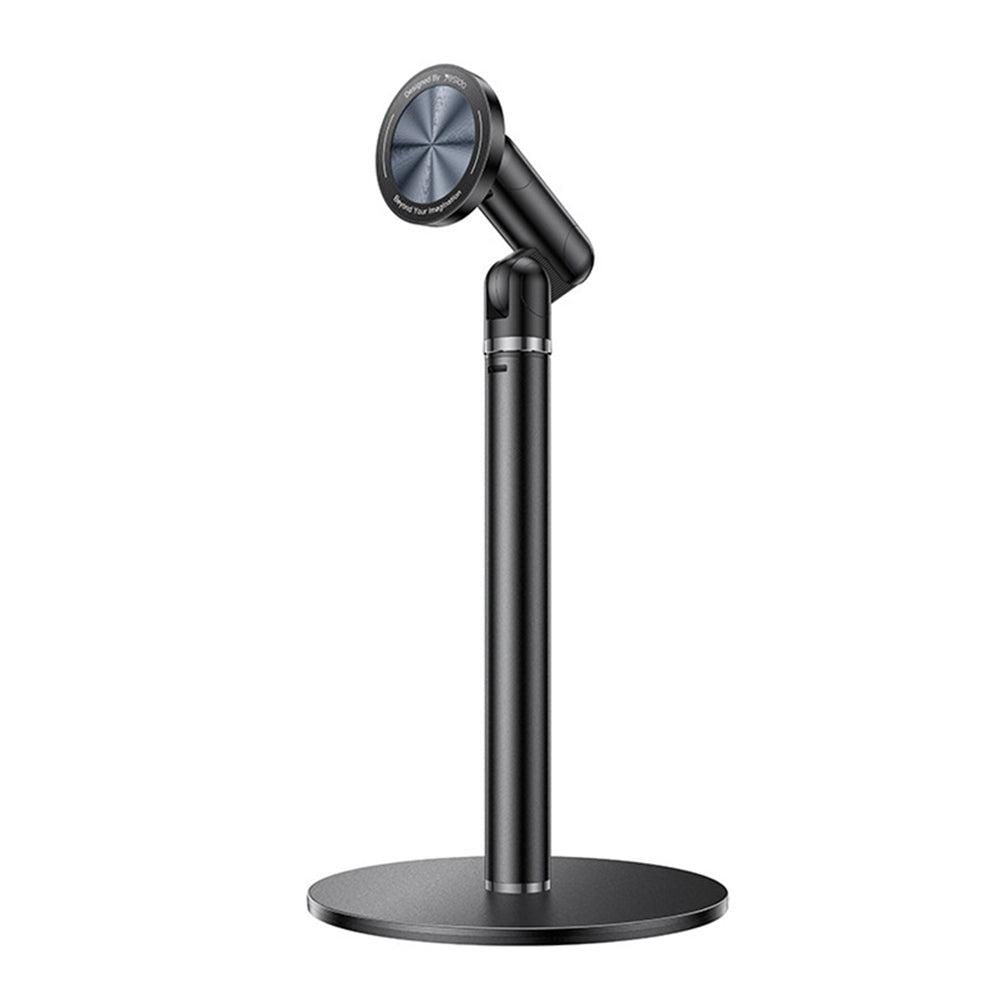 YESIDO C303 Desktop Phone Stand Adjustable Height Magnetic Mount Cellphone Holder for Live Streaming