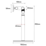 YESIDO C303 Desktop Phone Stand Adjustable Height Magnetic Mount Cellphone Holder for Live Streaming