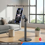 YESIDO C303 Desktop Phone Stand Adjustable Height Magnetic Mount Cellphone Holder for Live Streaming