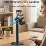 YESIDO C303 Desktop Phone Stand Adjustable Height Magnetic Mount Cellphone Holder for Live Streaming