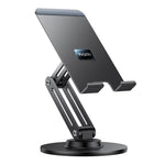 YESIDO C302 Desktop Tablet Stand 360 Degree Rotation 3-Axis Foldable Phone Holder Bracket