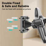 Wall Mount Phone Holder 360 Degree Adjustable Phone Stand for 4.7-7.2 Inch Smartphones