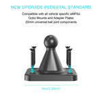 Wall Mount Phone Holder 360 Degree Adjustable Phone Stand for 4.7-7.2 Inch Smartphones