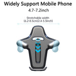 Wall Mount Phone Holder 360 Degree Adjustable Phone Stand for 4.7-7.2 Inch Smartphones