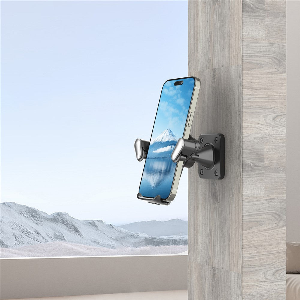 Wall Mount Phone Holder 360 Degree Adjustable Phone Stand for 4.7-7.2 Inch Smartphones